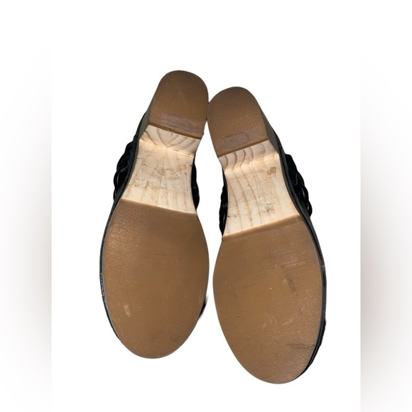 Dolce Vita Hila Leather Suede‎ Block Mule Upper Braided Heel Clogs Women 9M NWOB - Picture 6 of 8